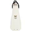Aqualung Aqua Lung STORM MAX - Pinne sub per adulti versatili e resistenti con cinghie elastiche - Design monomateriale - Durata - Ideali per immersioni e snorkeling, Bianco