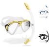 Cressi Matrix - Maschera o Combo Set Maschera Matrix + Snorkel Gamma Immersioni e Snorkeling, Taglia Unica, Unisex Adulto