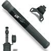 SKS GERMANY AIRFLEX - Pompa per bicicletta, accessori per bicicletta (pompa ad aria, accessori per ruote con impugnatura morbida, pompa di alta qualità in alluminio e plastica, accessori versatili per biciclette)