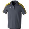 Erima Maglietta Polo Evo Star (1112405) Uomo, Slate Grey/Giallo, 4XL