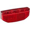 Büchel LED-gepäckträger-rücklicht Edge mit 2 LEDs für E-Bike 6-48 V, Montageweite 50 Mm, Stvzo Zugelassen, Fanale Posteriore Bici elettrica, Montaggio, omologato Unisex Adulto, Nero,
