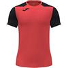 Joma Joma102223.041.2XS T-Shirt a Manica Corta Nera Fluor Coral Record II