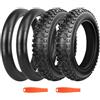 BALINGE Confezione da 2 pneumatici spessi per mountain bike elettrica, ad alte prestazioni, resistenti all'usura, pneumatici per mountain bike, neve, 50,8 x 10,2 cm, nero, 2