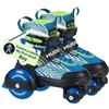 HUDORA Pattini a rotelle My First Quad Boy - misure 26-29 - pattini a rotelle di qualità per bambini fino a 20kg - pattini regolabili - sicuri e con rotelle grandi per iniziare