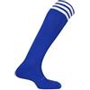 Mitre Mercury Calzini da Calcio con 3 Strisce, Kit per Squadre di Calcio, Lunghi e Leggeri, Sportivi, Traspiranti, Blu Reale/Bianco, per Ragazzi (Taglia 35-39, 5)