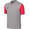 Nike Unisex Kids Short-Sleeve Soccer Jersey Y Nk DF Trophy V JSY SS, Pewter Grey/Bright Crimson/Black, DR0942-052, L
