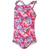 Speedo Learn to Swim Printed Frill Thinstrap Costume da bagno per Bambina, Rosa/Viola, 6-9 Mesi