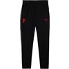 A.C. Milan - Pantaloni Training con Tasche Bambino, Tuta Gara da Allenamento, Stagione 2025/2026, Prodotto Ufficiale, Bambino, Nero, 8 Anni