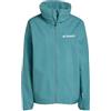 adidas Donna Terrex Multi Essentials 2 Layer Rain Jacket, Preloved Teal, XS