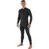 SEAC Liberty Long Man 3 mm - Muta Umida Monopezzo Uomo senza Cappuccio - Neoprene Resistente con Rinforzi Supratex su Ginocchia, Spalle e Fondo Schiena - Cerniera Frontale e caviglie - Taglie a Colori