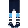 FALKE Crawler Boy Collant a Righe Bimbo 0-24 Pesanti Blu Azzurre 1 Paio