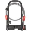 ZEFAL K-Traz, Lucchetto Bici a U Unisex, Nero, U13 Combinazione + Cavo