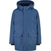 CMP - Giacca lunga da bambino con cappuccio fisso, Bluestone, 104