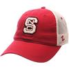 ZHATS NCAA Zephyr North Carolina State Wolfpack Mens University Relaxed Hat, Adjustable, Team Color/Stone