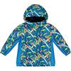CMP - Giacca da Sci in Twill da Bambini con Cappuccio Fisso, Danubio-Acido, 98CM
