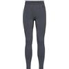 Odlo Performance Warm Eco - Leggings da Uomo Grigio Melange - Nero S
