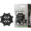 SOFTSPIKES Pulsar - Tacchetti da Golf Fast Twist 3.0-18 Count, Colore: Nero