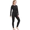 CRESSI Endurance Lady Monopiece Wetsuit 3mm - Muta Monopezzo Donna in Neoprene Bifoderato Nero da 3mm per Immersioni e Snorkeling, S/2