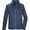 Killtec Uomo Giacca in pile lavorata a maglia/Giacca in pile con collo alto KOW 73 MN FLC JCKT, dunkelblau, S, 43314-000