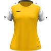 JAKO Maglietta da Donna Dynamic, Giallo/Bianco/Nero, S