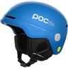 POC POCito Obex MIPS - Leichter und anpassbarer Ski- und Snowboardhelm für Kinder mit RECCO Reflektor, Fluorescent Blue, XXS (48-52cm)