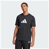 adidas Future Icons Three Bar Tee T-Shirt Uomo (Pacco da 1)