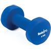 Bodyline Manubrio In Ghisa Antiurto 4 Kg Con Rivestimento In Neoprene | Peso Fitness Antiscivolo Per Home Gym, Braccia, Spalle E Petto