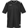 Spalding - Maglietta Teamsport Attack Shooting, Nero (Nero/Bianco), XXXS
