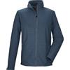Killtec Uomo Giacca in pile con collo alto KOW 75 MN FLC JCKT, dunkelblau, 4XL, 43317-000