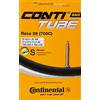 Continental Race 28 - Tubi interni per bici da strada, 700 x 20-25c, valvola Presta da 60 mm, confezione da 5, con adattatori Ano
