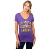 Ultra Game UNK NBA - Maglietta da Donna con Scollo a V, vestibilità Comoda, a Maniche Corte, con Logo della Squadra