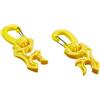 Best Divers | Reggifrusta in Nylon con Blocco Inox | Giallo 2 Pezzi