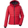 Killtec Donna Giacca da sci trapuntata/giacca funzionale con cappuccio e paraneve KSW 115 WMN SKI QLTD JCKT, dunkelrot, 50, 43620-000