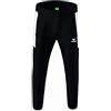 Erima Bambini Team Pantaloni da rappresentanza, Nero/Bianco, 140