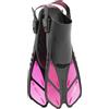 CRESSI Fins Bonete Translucent Pink S/M - Pinne da Nuoto Corte Regolabili per Adulti, con Fibbie Ultra Resistenti, Molto Leggere, Ideali per Viaggi, Rosa Translucido, S/M