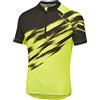 Altura Kids Airstream Short Sleeve Jersey, Maglia Ragazzo, Unisex, Hi-Viz Giallo/Oliva, 5-6 Anni