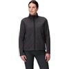 Marmot Donna Wm's Drop Line Jacket, Calda giacca in pile, zip integrale, traspirante e resistente al vento, impacchettabile, ottimo per escursionismo e sci, Black Heather, XS