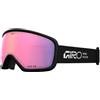 Giro Ringo Occhiali da neve da sci e snowboard Unisize | VIVIVID ZEISS Lente EXV ampia visione, anti-appannamento, compatibile con il casco, colore: nero stacked - lenti: infrarossi vividi