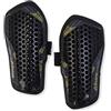 Mitre Aircell Parastinchi da calcio, traspiranti, protezione dagli urti, leggeri, nero/oro, taglia S