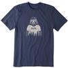 Life Is Good T-Shirt da Uomo con Stampa Papa Bear