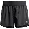 Adidas Donna Pacer Training 3-Stripes Woven High-Rise Shorts (Plus Size)