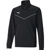 PUMA Felpa Teamrise 1/4 Zip Top Jr Rosso Bambino