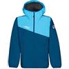 Rock Experience REJJ01191 GREAT ROOF HOODIE Giacca 1484 MOROCCAN BLUE+1371 AQUARIUS 10/140