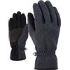 Ziener LIMAGIOS Junior - Guanti Sportivi per Bambini, Traspiranti, Lavorati a Maglia, Colore Nero (Black Melange), 5