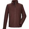 Killtec Uomo Giacca in pile con collo alto KOW 75 MN FLC JCKT, mahagoni, 3XL, 43317-000