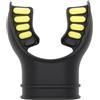 Cressi Silicone Mouthpiece 2 Tone Black/Yellow - Boccaglio per Erogatore in Puro Silicone Ipoallergenico, Bicolor Nero/Giallo, Taglia Unica, Unisex
