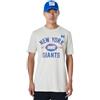 New York Giants NFL Regular T-Shirt Distressed Screenprint Team Graphic New York Giants Stone T-Shirt Unisex - Adulto