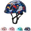 Favoto Casco Bici Bambini Leggero - Certificato CE Regolabile Traspirante Casco da Bicicletta Protettivo Antiurto per Monopattino Skateboard Roller con Ventilazione Fodera Lavabile S 48-52cm
