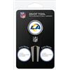 Team Golf NFL - Forchetta da Pitch con 3 marcatori per Palline da Golf, con marcatori Rimovibili, magnetici, Double Face, Smaltata