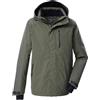 Killtec Uomo Giacca da esterno/giacca funzionale con cappuccio senza zip KOW 89 MN JCKT, oliv, S, 43325-000